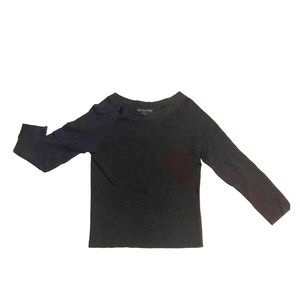 Black Quarter-sleeved Shirt